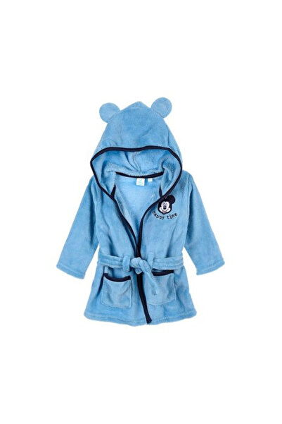 Disney Mickey Mouse Αφράτο μπουρνούζι για μωρό με κουκούλα Μίκυ Μάους Happy T...