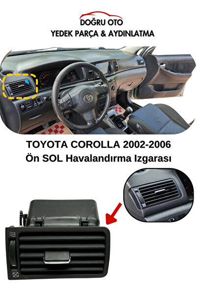 DOĞRU TİCARET AUTO PARTS شبكة تهوية مكيف الهواء الأمامية اليسرى لتويوتا كورول...