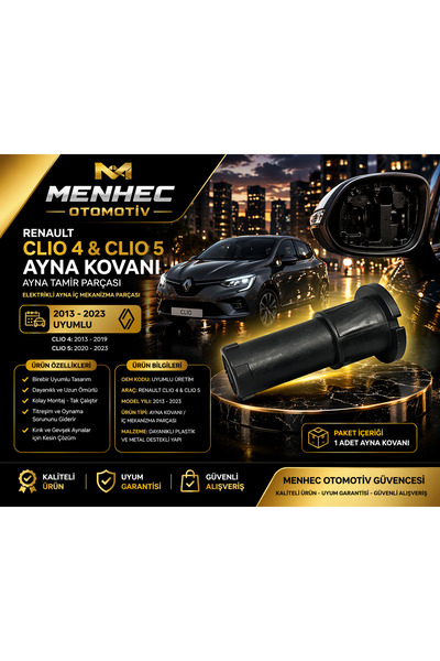 Menhec Otomotiv Clio 4 Clio 5 Ayna Kovanı Elektrikli Ayna İç Mekanizma Parças...