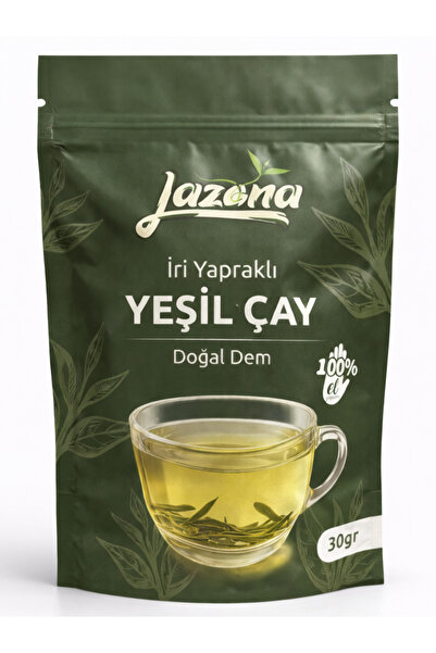 Lazona El Yapımı İri Yapraklı Yeşil Çay 30 gr – Katkısız, Antioksidan Kaynağı...