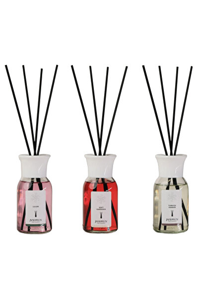 Permun Difuzor cu bețișoare Lilium 110ml & Difuzor cu bețișoare Gardenia Soft...