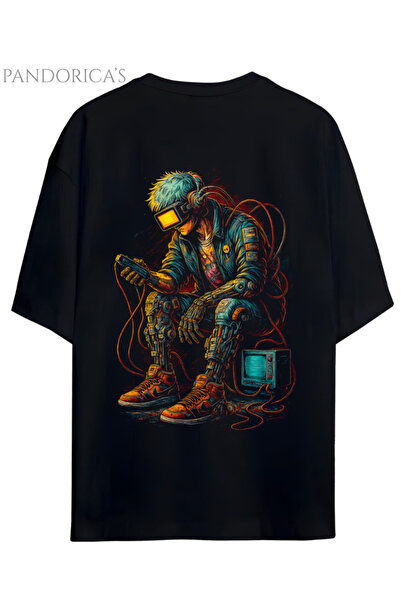 Grafftee Clothing Μπλουζάκι Unisex από βαμβάκι με στάμπα στην πλάτη, σειρά Cy...