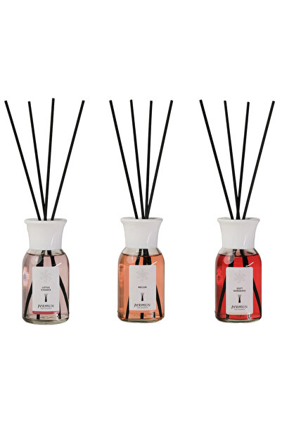Permun Difuzor cu bețișoare Lotus Chance 110ml & Difuzor cu bețișoare Melon 1...