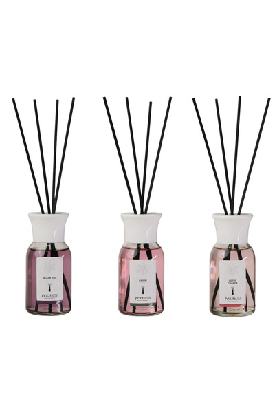 Permun Difuzor cu bețișoare cu parfum de smochin negru 110ml & Difuzor cu beț...