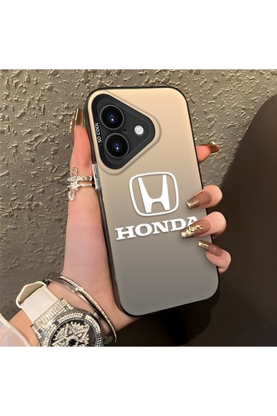 Hontinga حافظة هاتف آيفون 16 بلس متوافقة مع حافة السيليكون الصلبة ومضادة للسق...