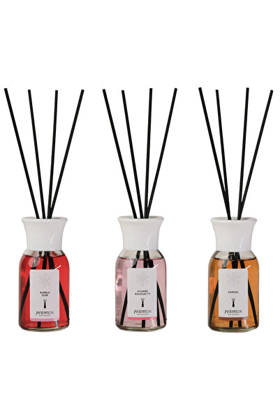 Permun Difuzor cu bețișoare cu aromă de gumă de mestecat 110ml & Difuzor cu b...