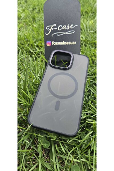 iPhone 15 Pro Max Uyumlu Mat Megsafe Hafif Siyah Renkli Kılıf