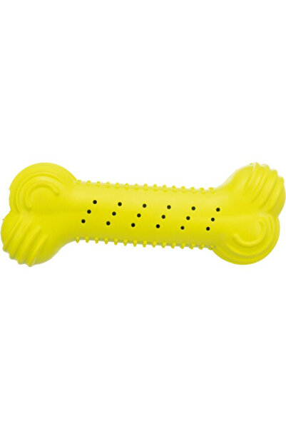 Trixie Jucarie Pentru Caini, Os Fosnitor, Cauciuc 18 cm, Lime, 34849