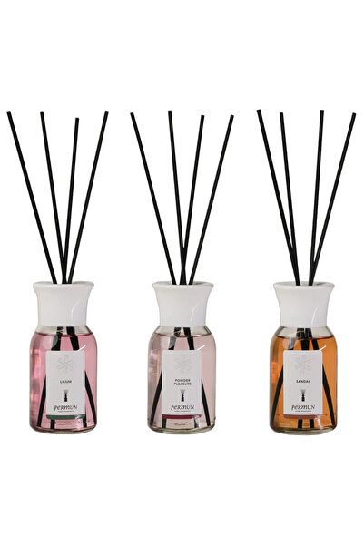 Permun Difuzor cu bețișoare Lilium 110ml & Difuzor cu bețișoare Powder Pleasu...