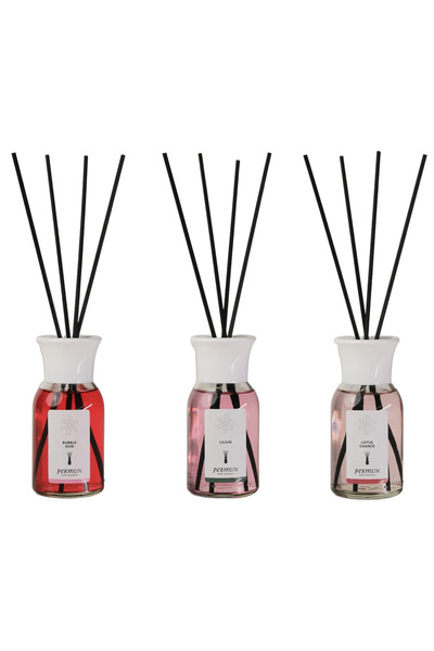 Permun Difuzor cu bețișoare Bubble Gum 110ml & Difuzor cu bețișoare Lilium 11...