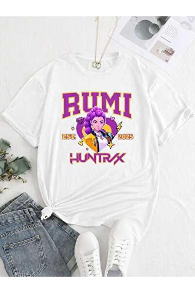 barsdepo HUNTRİX RUMİ Tişört, PREMIUM Kalite Unisex Çocuk / Yetişkin (Süpriz ...
