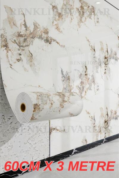 Renkli Duvarlar Επικάλυψη τουαλέτας μπάνιου One Piece 3 μέτρα Αυτοκόλλητο ρολ...