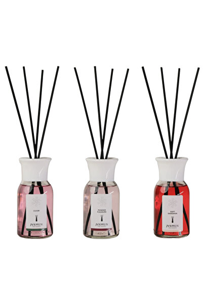 Permun Difuzor cu bețișoare Lilium 110ml & Difuzor cu bețișoare Powder Pleasu...