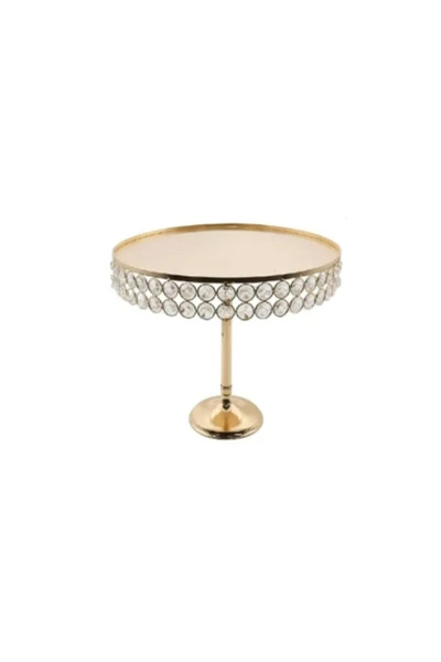 wei Festive Platter with Iron+Glass Foot A-80227