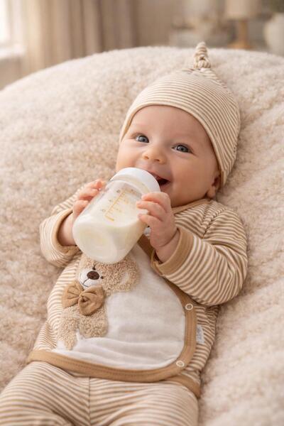 BYS BABY FASHION طقم ملابس قطنية موسمية مكونة من 5 قطع للأطفال حديثي الولادة ...