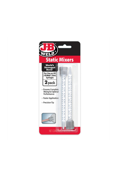 JB Weld Precision Tip Faster Application Static Mixers for All 25ml Syringe