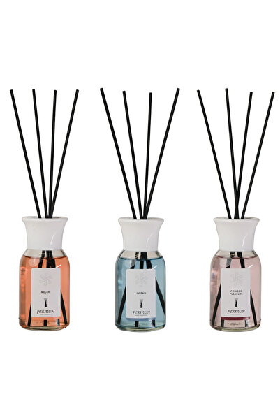 Permun Difuzor cu bețișoare cu aromă de pepene 110ml & Difuzor cu bețișoare c...