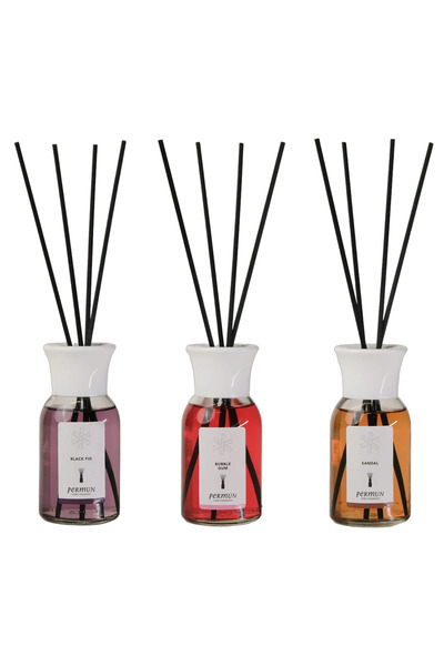 Permun Difuzor cu bețișoare cu aromă de smochină neagră 110ml & Difuzor cu be...