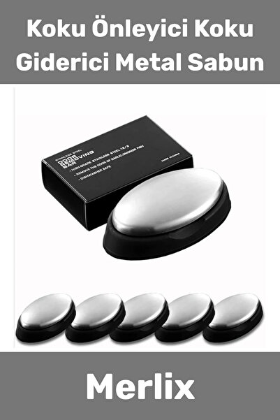 #Metal Sabun Paslanmaz Çelik 304 Kalite Soğan Sarımsak Balık Koku Önleyici Koku Giderici Metal Sabun
