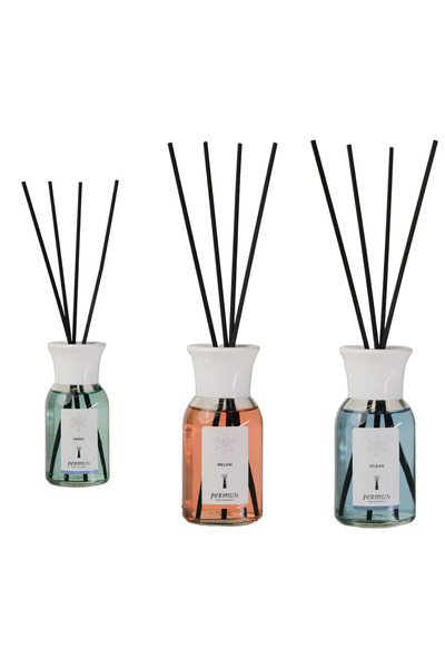 Permun Difuzor cu bețișoare Angel 110ml & Difuzor cu bețișoare Melon 110ml & ...