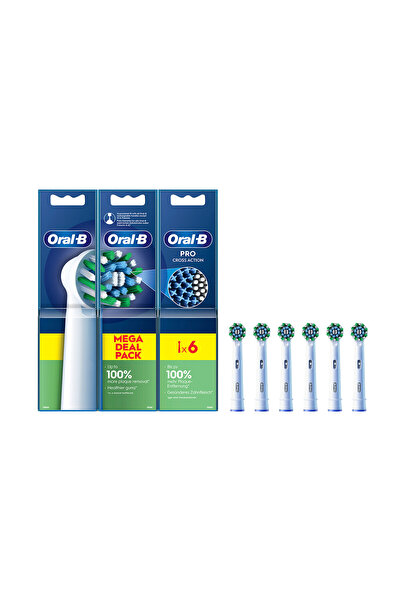 Oral-B Oral B Gulliver Cross Active Şarjlı Diş Fırçası Yedek Başlığı 6'lı