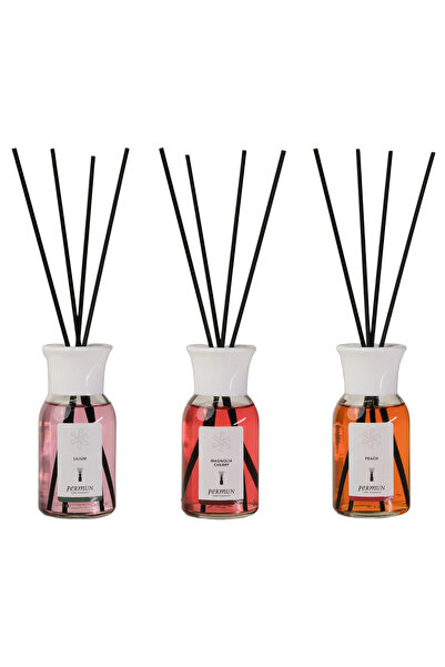 Permun Difuzor cu bețișoare Lilium 110ml & Difuzor cu bețișoare Magnolia Cher...