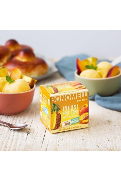 Bonomelli Ceai de plante Ananas și Piersică 24g