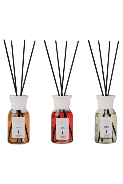 Permun Difuzor cu bețișoare cu aromă de sandalwood 110ml & Difuzor cu bețișoa...