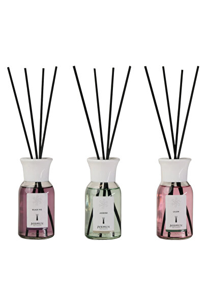 Permun Difuzor cu bețișoare cu parfum de smochin negru 110ml & Difuzor cu beț...