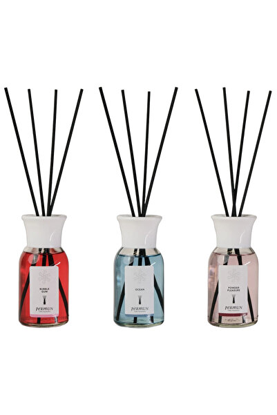 Permun Difuzor cu bețișoare cu aromă de gumă de mestecat 110ml & Difuzor cu b...