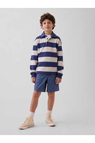 GAP Erkek Çocuk Mavi Relaxed Easy Şort