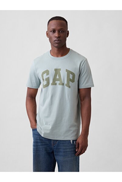 GAP Erkek Açık Yeşil Everyday Soft Logo T-Shirt