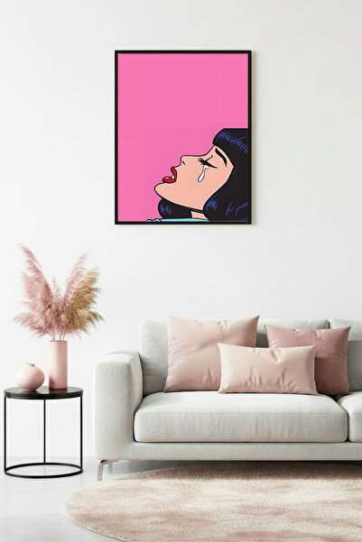 huhuli Τραπέζι με σχέδια με φυσικό ξύλινο πλαίσιο - Μινιμαλιστική αίσθηση |  ...