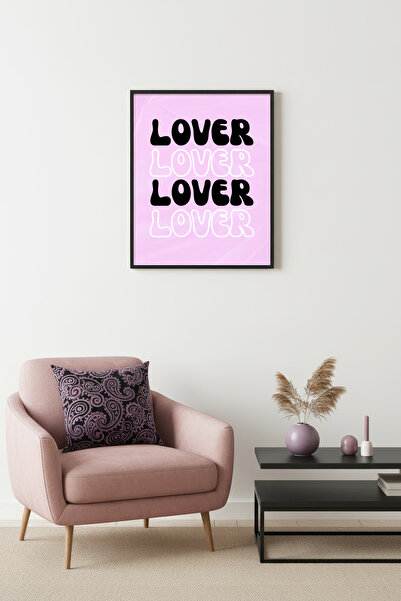 huhuli Τραπέζι με ρετρό τυπογραφία με φυσικό ξύλινο πλαίσιο - Ασπρόμαυρο με γ...