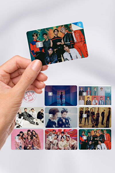 ZipZap NCT Kpop K-POP kartica sa ljepljivom folijom (8 komada)