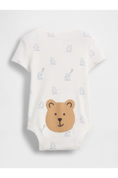 GAP Bebek Beyaz Brannan Bear Bodysuit
