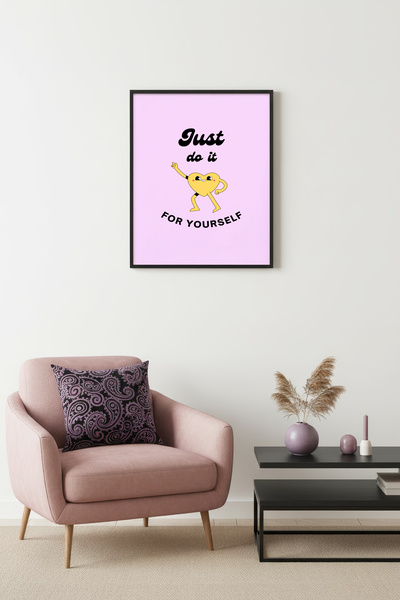 huhuli Ρετρό πίνακας με φυσικό ξύλινο πλαίσιο - Ποπ Αρτ με θέμα την καρδιά | ...