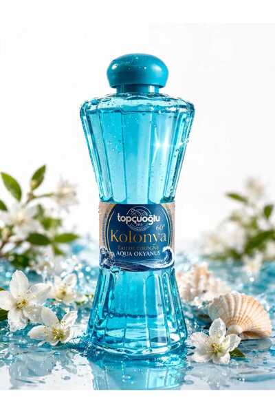TOPÇUOĞLU KOLONYA Topçuoğlu Aqua Okyanus Kolonyası 60° 400 ml | Ferah Deniz K...