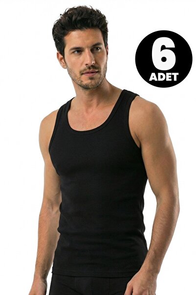 Öts Σετ 6 ανδρικών φανελάκια (100% βαμβάκι)