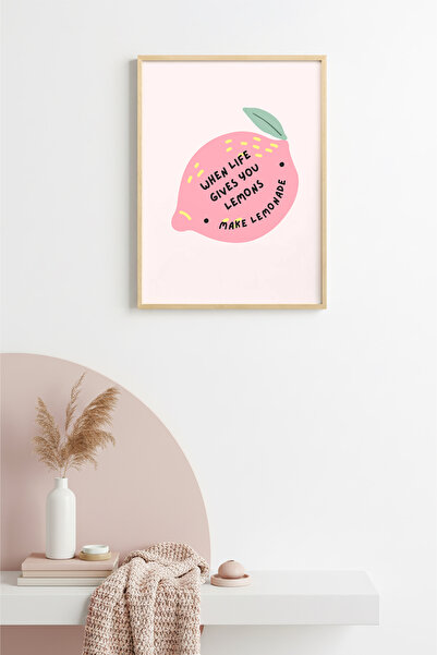 huhuli Ρετρό πίνακας με φυσικό ξύλινο πλαίσιο - Γραφικός πίνακας με λέξεις γι...