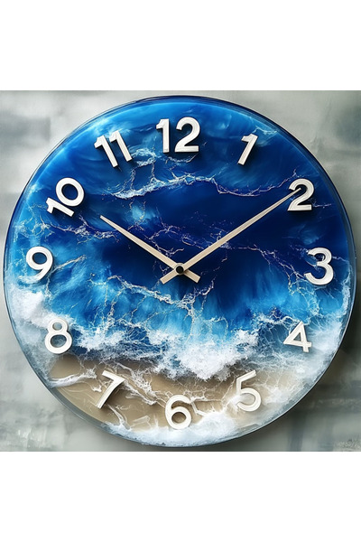 Siliko World Silikon Epoksi Duvar Saati Kalıbı 26cm