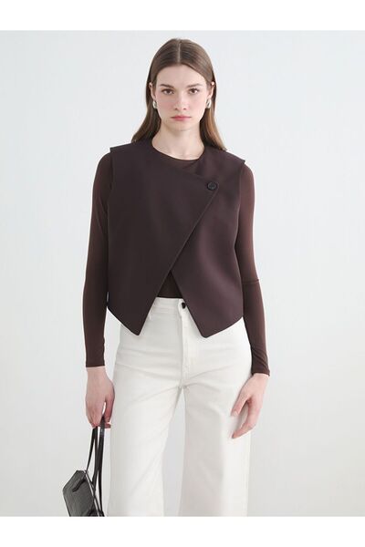 LC Waikiki Lcw Modest Crew Neck Women's Classic Vest