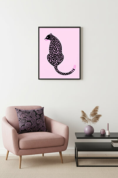 huhuli Ρετρό πίνακας ζωγραφικής Pop Art με σκουνκ σε φυσικό ξύλινο πλαίσιο - ...