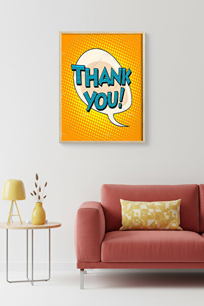 huhuli Πίνακας με τυπογραφικά σχέδια με φυσικό ξύλινο πλαίσιο - Ποπ Αρτ Πορτο...