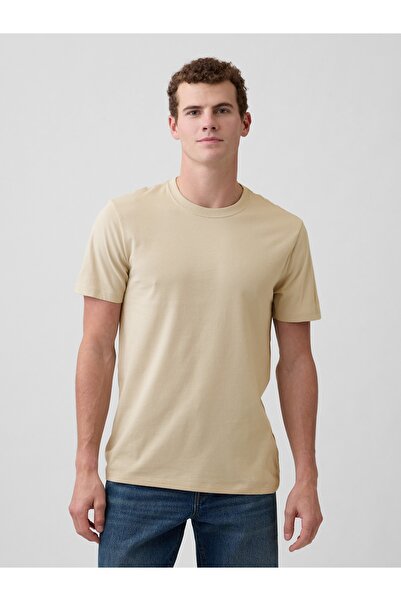 GAP Erkek Sarı Everyday Soft T-Shirt