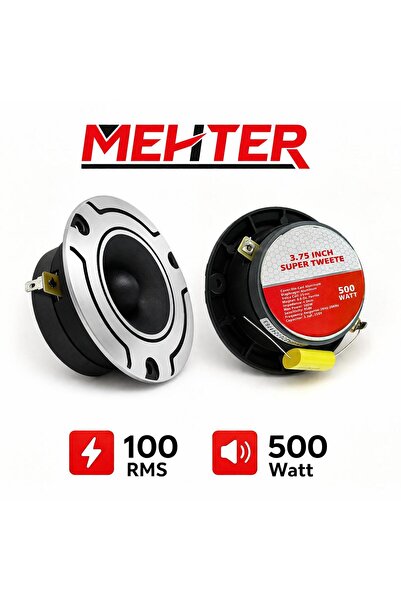 Mehter Mt-Tw35 Çifti 1000wat-200w Rms 10 Cm Spl Dome Tweeter Tiz Tivitir 1. S...