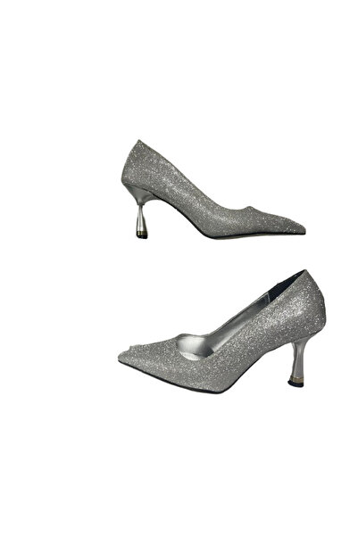 erbay shoes Lady Silver Crystal Stiletto 7 cm Goblet Heeled Wedding Engagemen...