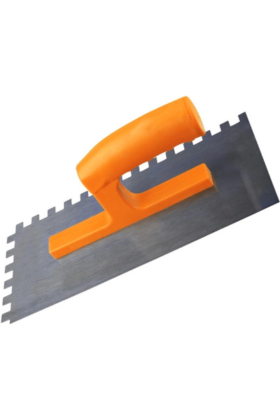 E-ANAMAG Σπάτουλα με εγκοπές, πλαστική λαβή