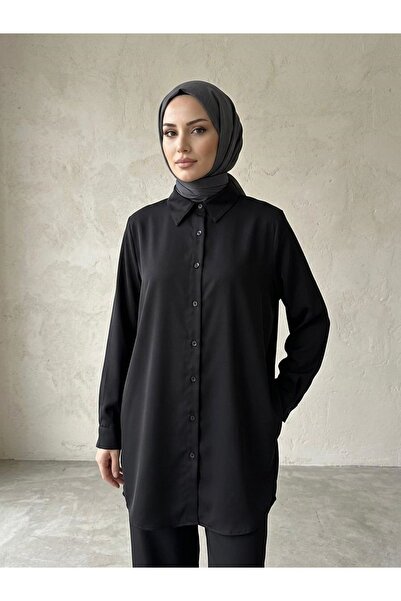 Foremia Klasik Dubai Tunik-Siyah