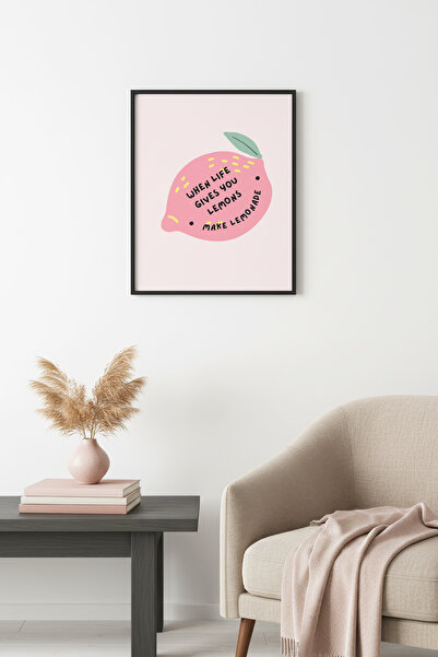 huhuli Ρετρό πίνακας με φυσικό ξύλινο πλαίσιο - Γραφικός πίνακας με λέξεις γι...